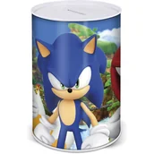 Skarbonki - Skarbonka metalowa puszka nie otwierana Sonic - miniaturka - grafika 1