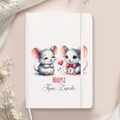 Notesy i bloczki - NOTATNIK z imieniem dziecka Myszki - miniaturka - grafika 1