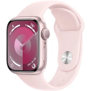 Apple Watch 9 GPS 41mm Aluminium Sport M/L Różowy - Smartwatch - miniaturka - grafika 1