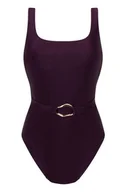 Stroje kąpielowe - Hunkemöller COSTA SHAPING BELT BS Fioletowy - miniaturka - grafika 1
