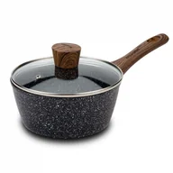 Rondle - Rondel, rondelek, garnek granitowy NATURE z pokrywką, 18 cm, 1,75 l, gaz, indukcja kod: O-10-144-124 - miniaturka - grafika 1