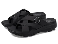 Klapki i japonki damskie - Skechers Klapki damskie Easy Going-Sundown, Czarny/czarny, 7 - miniaturka - grafika 1