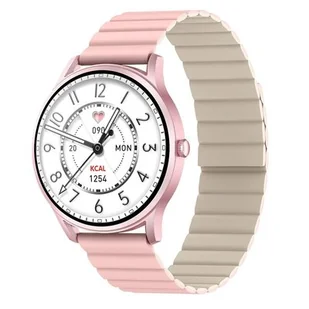 Kieslect Lora Różowy - Smartwatch - miniaturka - grafika 1