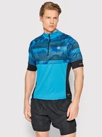 Koszulki sportowe męskie - Dare2B Koszulka techniczna Stay The Course II DMT625 Niebieski Slim Fit - miniaturka - grafika 1