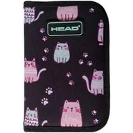 Piórniki - Astra Piórnik pojedynczy dwuklapkowy bez wyposażenia Head Lovely Kitty - miniaturka - grafika 1