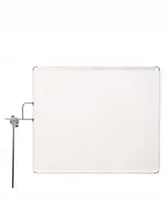 Dyfuzory i odbłyśniki - GlareOne White Flag 75x90 cm - biały dyfuzor na ramie zestaw - miniaturka - grafika 1