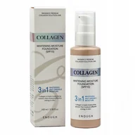 Podkłady do twarzy - Enough Collagen 3in1 Foundation Whitening SPF15 #21 100 ml | Nawilżający podkład z kolagenem - miniaturka - grafika 1