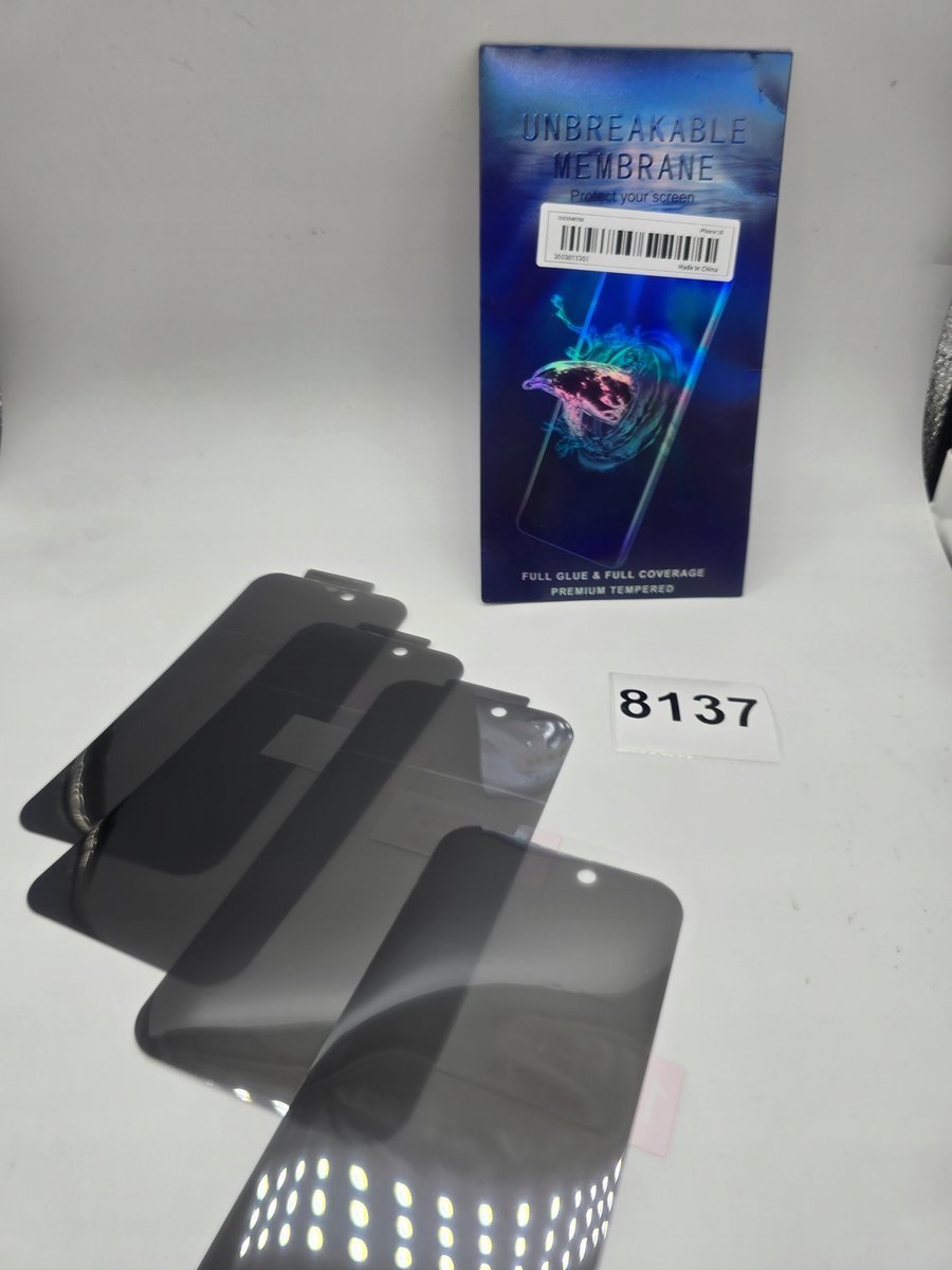 Folia ochronna na telefon prywatyzująca Iphone 15 PLUS 4 szt. (8137)