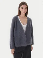 Swetry damskie - Dixie Kardigan M277Y072A 3906 Szary Regular Fit - miniaturka - grafika 1