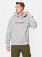 Bluzy męskie - Guess Jeans Bluza M4YQ23 K9V31 Szary Regular Fit - miniaturka - grafika 1