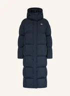 Płaszcze damskie - Tommy Jeans Płaszcz Puchowy Alaska Grid blau - miniaturka - grafika 1