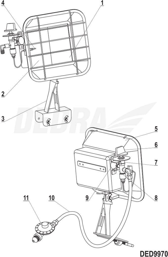 Dedra Regulator gazu HU