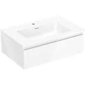 Szafki łazienkowe - Mexen Orio szafka łazienkowa 70 cm z umywalką Otis, 1 szuflada, biała połysk - 91A10-07023-1-BF00-W18M00 - miniaturka - grafika 1