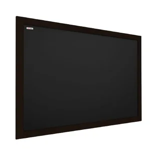 Tablica kredowa czarna 70x50 cm rama CZARNA drewniana lakierowana - Tablice i flipcharty - miniaturka - grafika 1