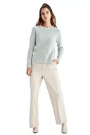 Swetry damskie - DeFacto Sweter normalny krój dla kobiet - sweter z golfem dla topów damski (LT zielony, XS), zielony, XS - miniaturka - grafika 1