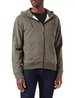 Kurtki męskie - camel active Męska kurtka z dzianiny 409401/8W11, Olive Brown, S - miniaturka - grafika 1