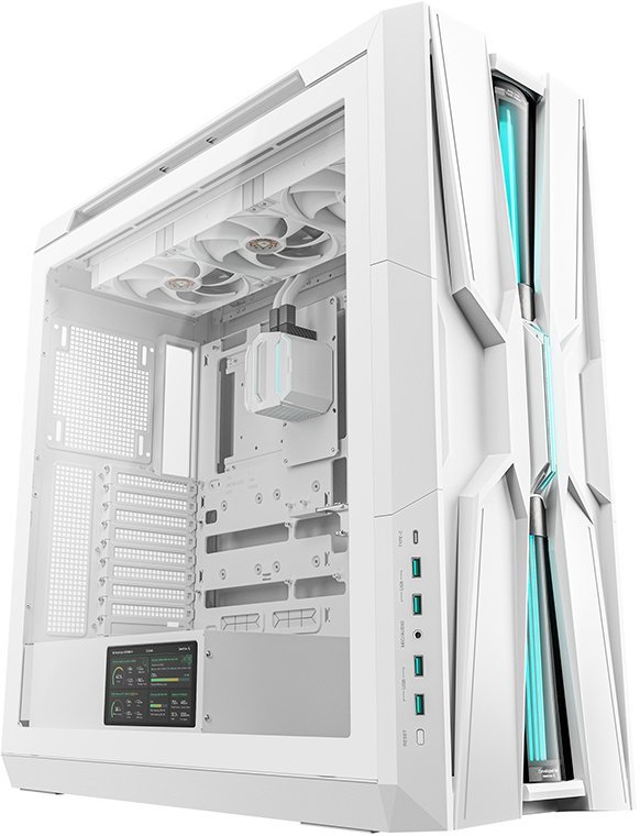 Obudowa Deepcool Integrated Liquid Cooling Case GENOME III Full-Tower ATX PS2 maximum length: 180mm White R-GENOME-WHALA3-G-3