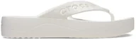 Klapki i japonki damskie - Crocs Klapki damskie Baya Platform, biały, 42/43 EU - miniaturka - grafika 1