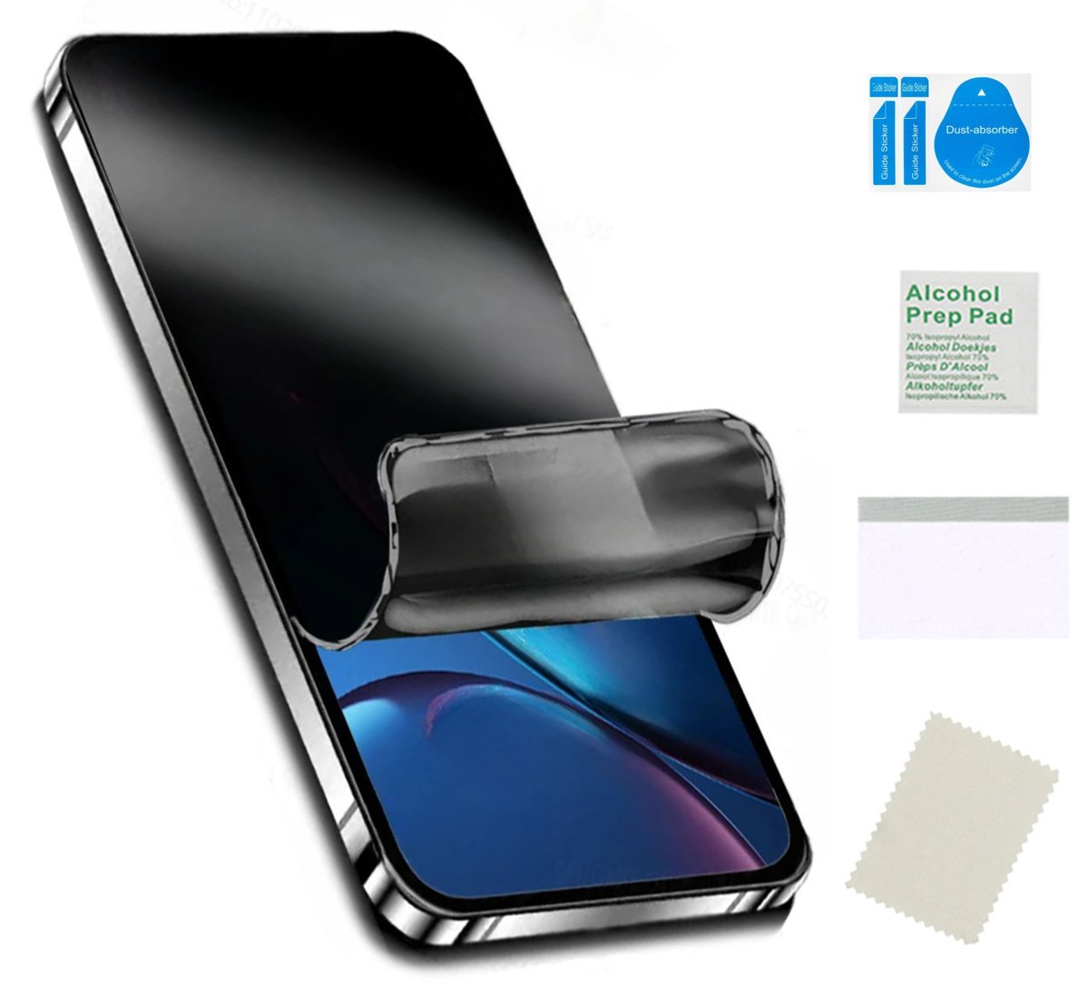 Folia ochronna do SONY XPERIA XZ3 prywatyzująca na ekran hydrożelowa TPU