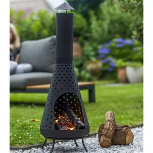 RedFire Kominek ogrodowy Napa, czarny - Paleniska ogrodowe - miniaturka - grafika 1