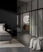 Panele ścienne i boazeria - 275x12x1,8 cm LD Minilamele (czarny mat) - Panel ścienny i sufitowy 3D - miniaturka - grafika 1