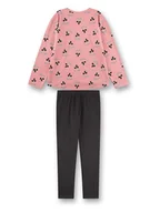 Piżamy dla dziewczynek - Sanetta Piżama w kolorze jasnoróżowo-antracytowym - miniaturka - grafika 1