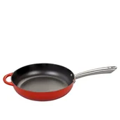 Patelnie - Wysoka patelnia żeliwna, śred. 28 cm, czerwona KU-0403051428 - miniaturka - grafika 1