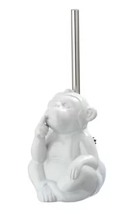 Ceramiczna szczotka do WC Wenko Monkey Quiet - Akcesoria do wc - miniaturka - grafika 1
