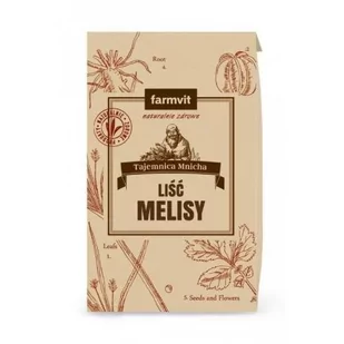 Farmvit Liść Melisy Herbatka Ziołowa, 50G - Herbata - miniaturka - grafika 1