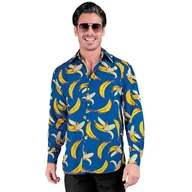Koszule męskie - WIDMANN MILANO PARTY FASHION - Koszula Party Fashion, Banana Pattern, Neon, Koszula męska, Showmen, Impreza tematyczna, Kostium - miniaturka - grafika 1