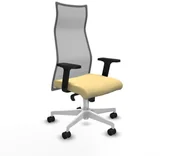 Fotele i krzesła biurowe - Krzesło Biurowe Piqueras y Crespo B2D026N Krem - miniaturka - grafika 1