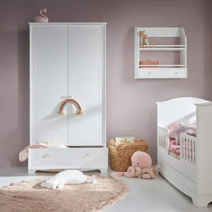 Szafa dwudrzwiowa royal timeless white - Szafy i szafki dla dzieci - miniaturka - grafika 1