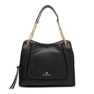 Torebki damskie - Michael Kors Women LG Chain Shldr Tote Bag, Black, czarny - miniaturka - grafika 1