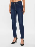 Spodnie damskie - Rinascimento Jeansy CFC0115459003 Granatowy Skinny Fit - miniaturka - grafika 1
