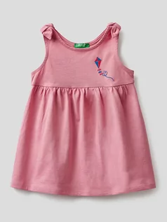 Sukienki i spódniczki dla dziewczynek - Benetton Sukienka w kolorze jasnoróżowym - grafika 1