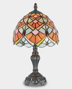 Lampy stojące - Lampa Witrażowa w Stylu Tiffany Wachlarz - miniaturka - grafika 1