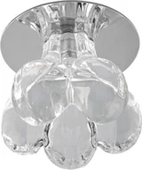 Lampy sufitowe - Candellux Podtynkowa halogenowa OPRAWA sufitowa OCZKO SK-54 2217751 Chrom transparentny - miniaturka - grafika 1