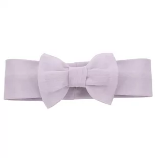 Pinokio Opaska na czoło Charlotte, 95% bawełna, 5% elastan, liliowa, dziewczęca, rozmiar 40-51 (50), Fioletowy charlotte, 50 cm - Ozdoby do włosów - miniaturka - grafika 1