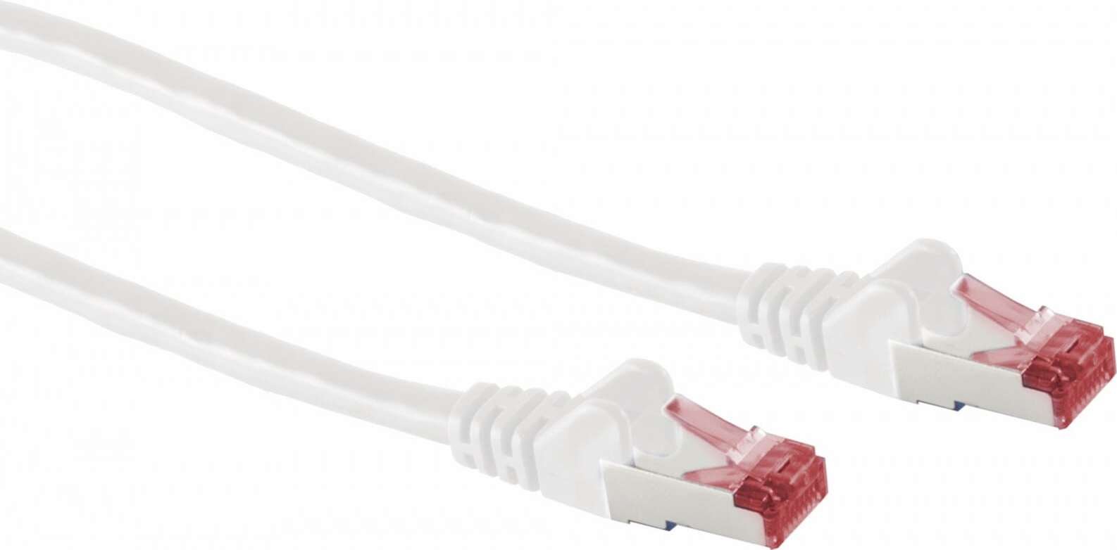 Kabel sieciowy patch S/CONN, kat. 6A, S/FTP, PIMF, bezhalogenowy, GHMT-CERTIFIED, biały, 15,0 m (75725-AW)