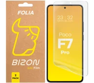 Folie ochronne do telefonów - Bizon Folia matowa Glass Film Sun do Xiaomi Poco F7 Pro, 2 sztuki - miniaturka - grafika 1