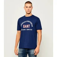 Koszulki męskie - Gant T-shirt PRINTED GRAPHIC Regular Fit - miniaturka - grafika 1