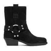 Botki damskie - Botki Badura EO-25FW109 Czarny - miniaturka - grafika 1