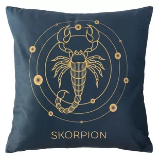 Poszewka Dekoracyjna 40 x 40 ZODIAK Skorpion - Poszewki na poduszki - miniaturka - grafika 1