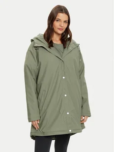 Roxy Kurtka przeciwdeszczowa Rain Road ERJJK03608 Zielony Regular Fit - Kurtki damskie - miniaturka - grafika 1