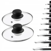 Pokrywki - Pokrywa szklana z uchwytem 14 cm, 2 szt. - miniaturka - grafika 1