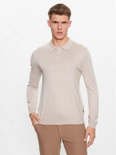 Only & Sons Polo 22021184 Beżowy Regular Fit - Koszulki męskie - miniaturka - grafika 1