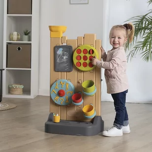SMOBY Ścianka Aktywności Dwustronna - Tablica Manipulacyjna Montessori - Tablice dla dzieci - miniaturka - grafika 2