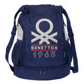 Plecaki - Plecak dla dzieci Benetton Varsity Grey Navy blue 35 x 40 x 1 cm - miniaturka - grafika 1