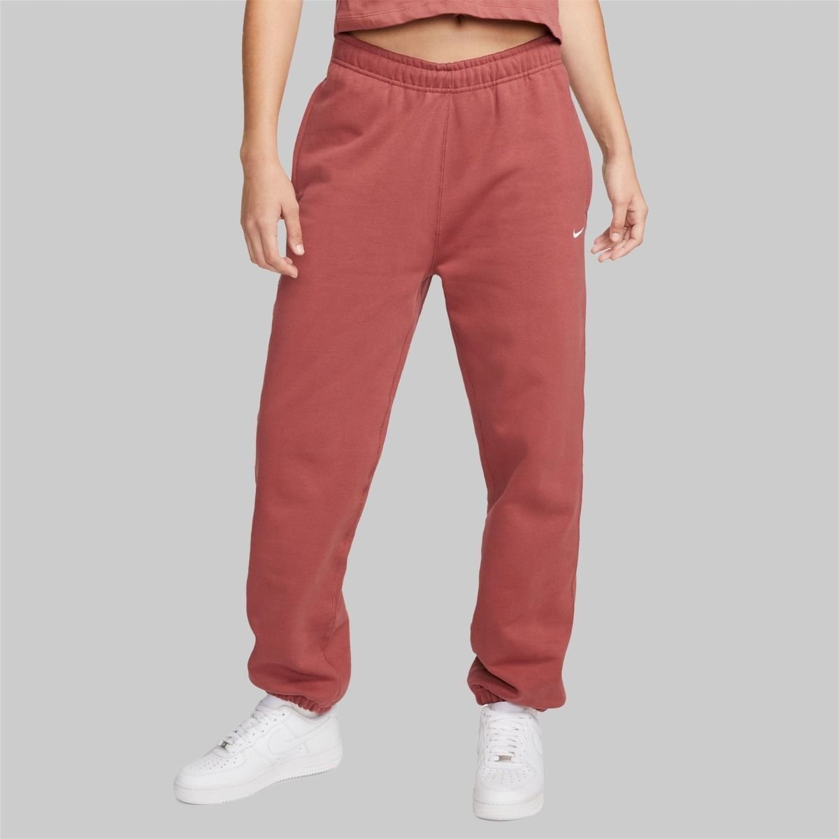 Spodnie Dresowe Damskie Nike Solo Swoosh Fleece CW5565-691 r. L