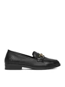 Mokasyny damskie - Rieker Loafersy 46262-01 Czarny - miniaturka - grafika 1